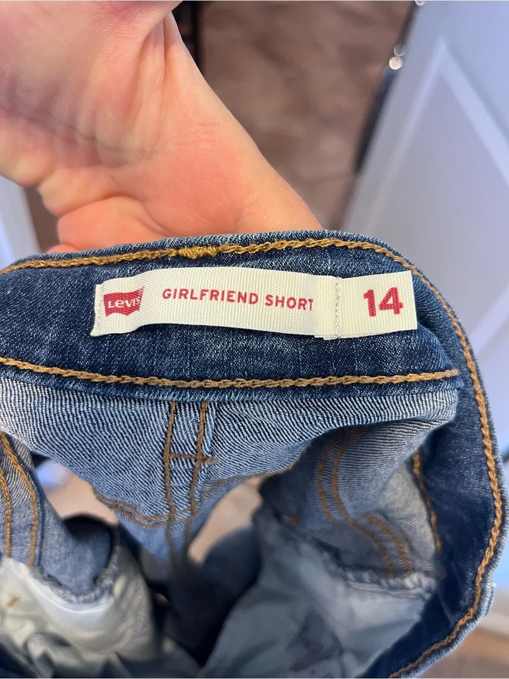 Levi's Girls Cuffed Denim Shorts